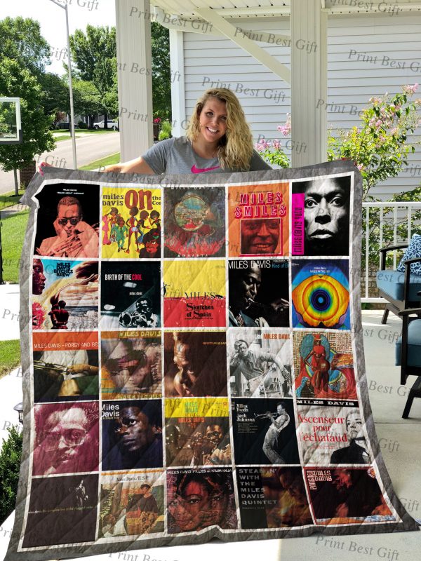 Miles Davis Albums Cover Poster Quilt Ver 2