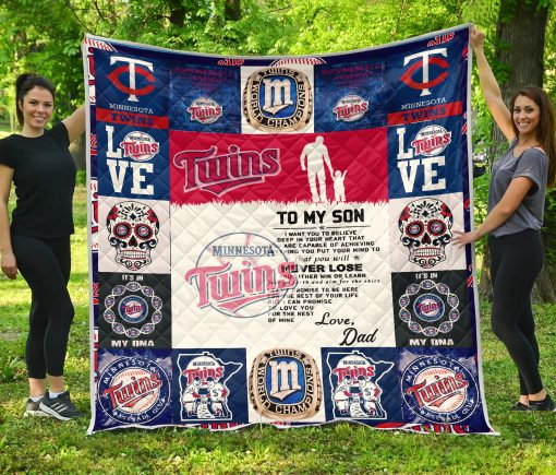 Minnesota Twins Family – To My Son Quilt