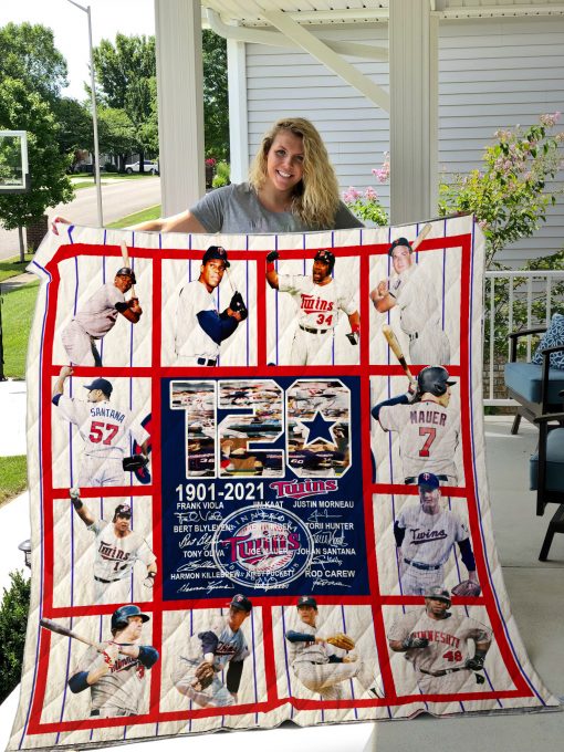 Minnesota Twins Quilt Blanket