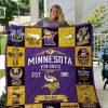 Minnesota Vikings  Quilt Blanket 01