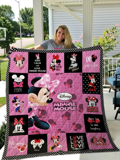 Minnie Mouse Quilt Blanket