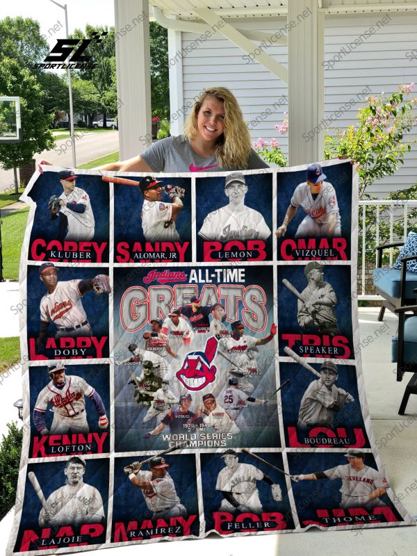 Mlb – Cleveland Indians Quilt Blanket