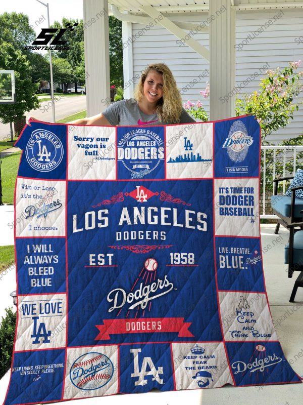 Mlb – Los Angeles Dodgers Quilt Blanket