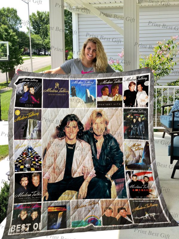 Modern Talking Albums Cover Poster Quilt