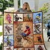 Motocross Poster Quilt Blanket 02