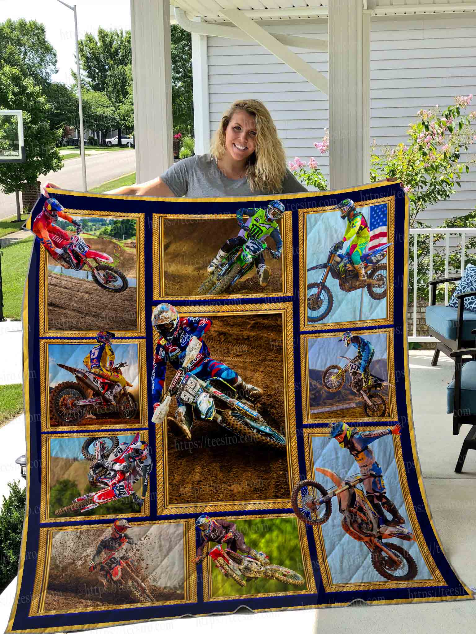 Motocross Quilt Blanket 03 Pick A Quilt