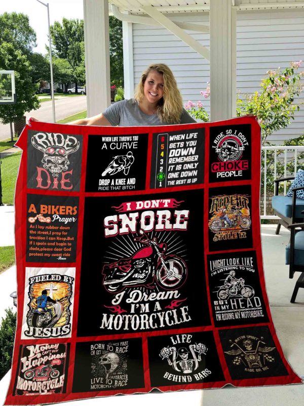 Motorcycles Printed Blanket 01