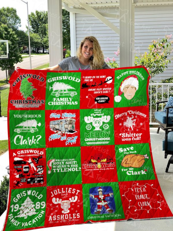 National Lampoon’s Christmas Vacation Quilt Blanket 01085