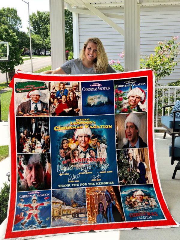 National Lampoon’s Christmas Vacation Quilt Blanket I1d1