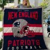 New England Patriots Quilt Blanket