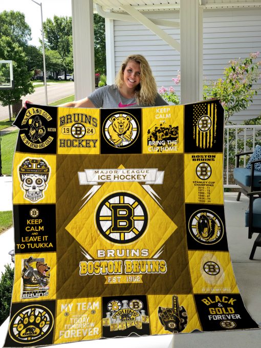 Nhl – Boston Bruins Quilt Blanket 01