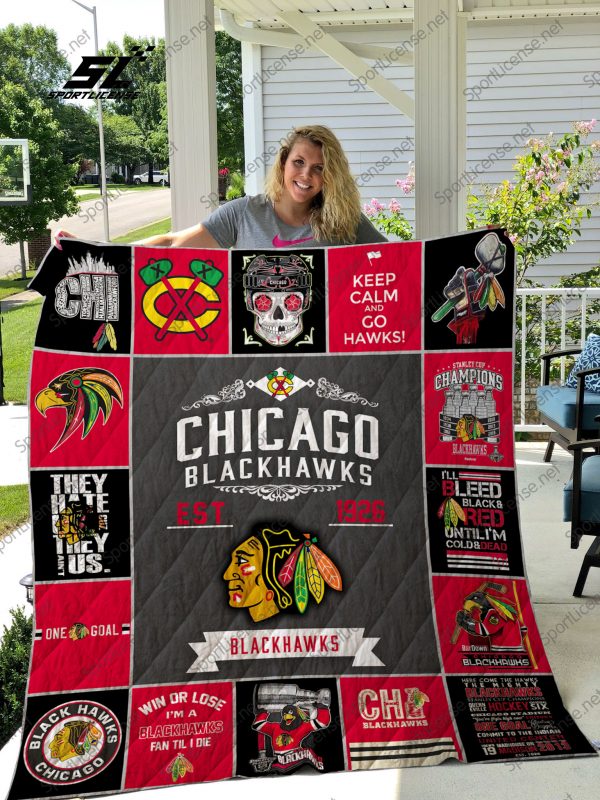 Nhl – Chicago Blackhawks Quilt Blanket