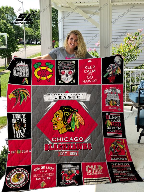 Nhl – Chicago Blackhawks Quilt Blanket