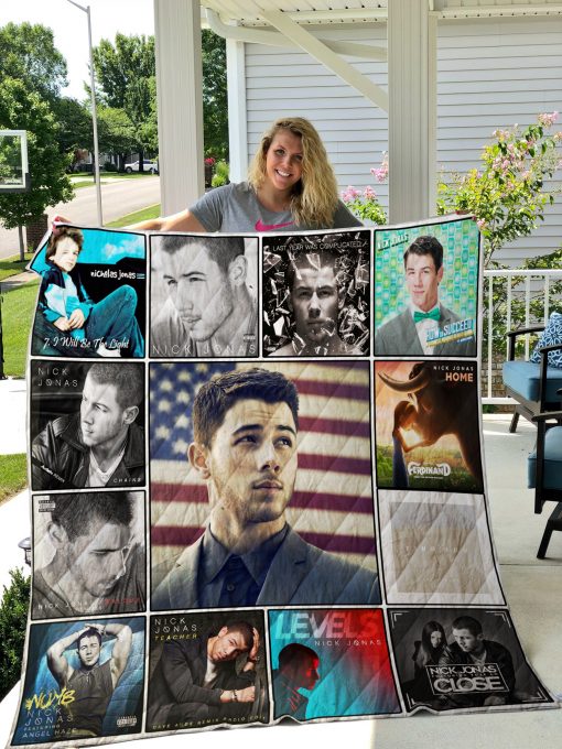 Nick Jonas Quilt Blanket