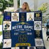 Notre Dame Fighting Irish Quilt Blanket 01