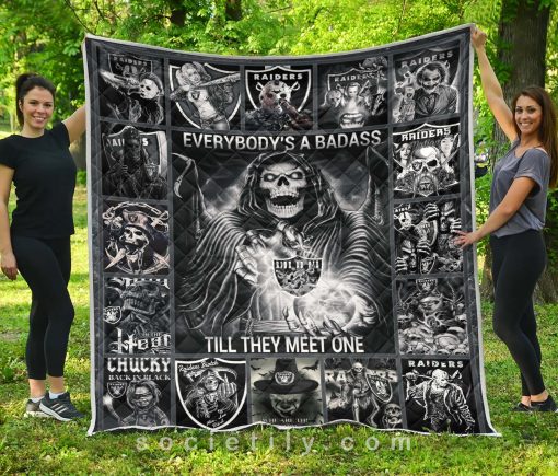 Oakland Raiders Halloween Quilt