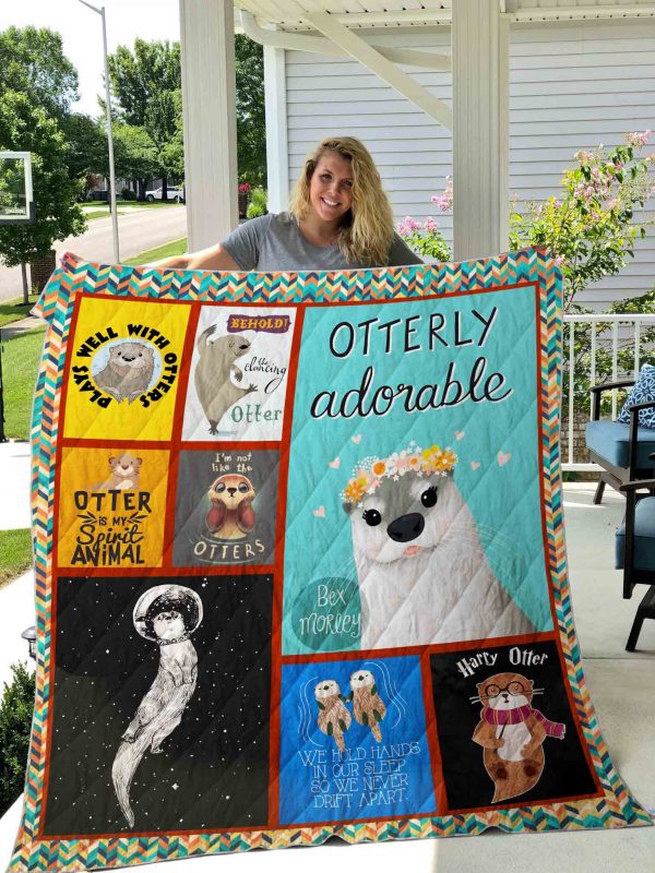 Otter Printed Blanket 01