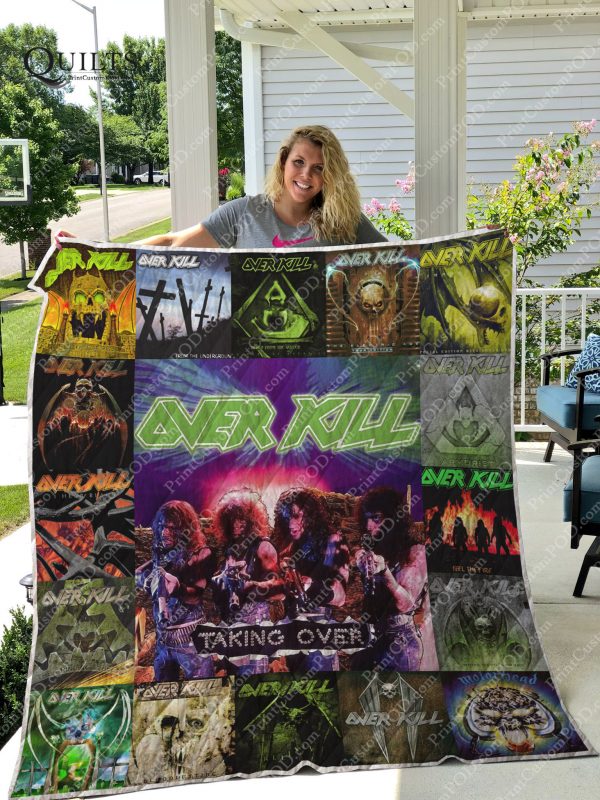 Overkill Band Albums Quilt Blanket For Fans Ver 17