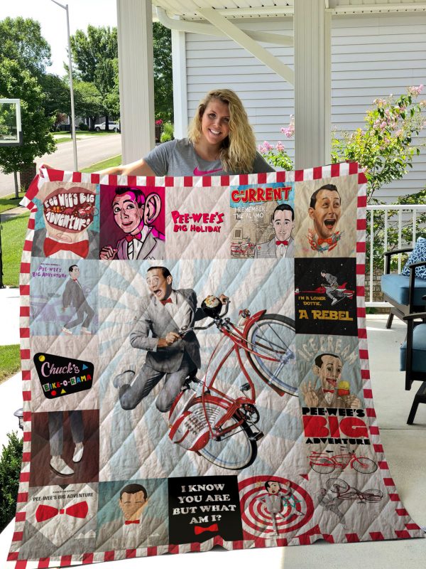 Pee-wee Herman Funny Poster Quilt