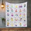 Peppa Pig Album Covers Quilt Blanket