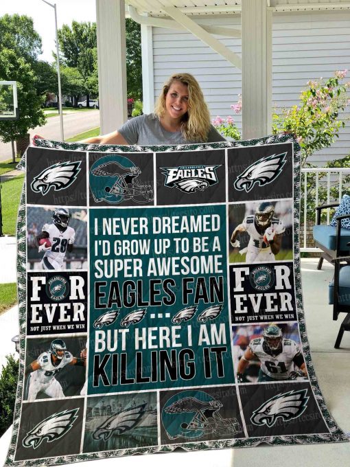 Philadelphia Eagles Quilt Blanket 01