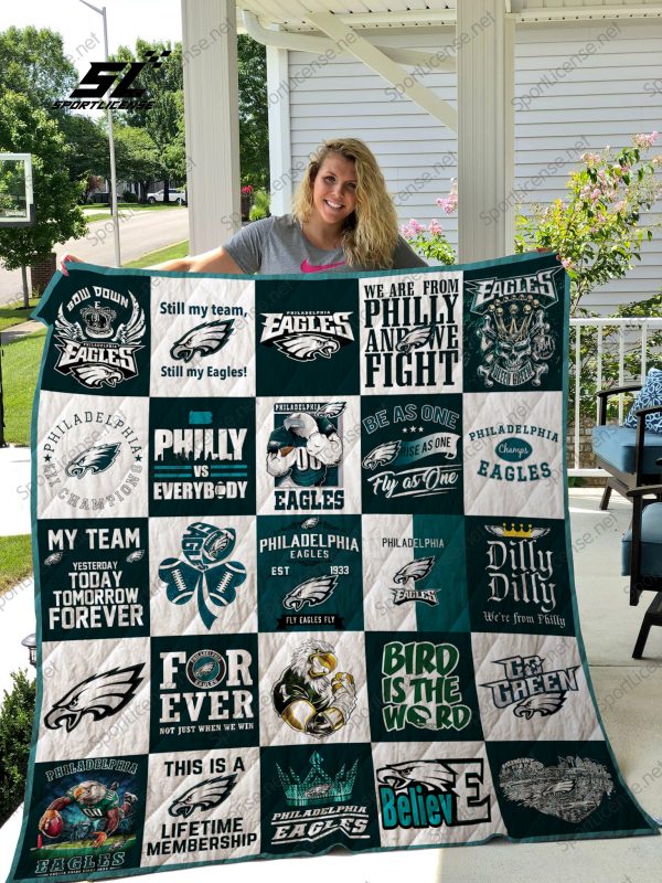 Philadelphia Eagles Quilt Blanket 02