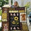 Pitbull – You Are My Sunshine Quilt Blanket