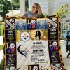 Pittsburgh Steelers To My Dan – Love, Your Beverly Quilt