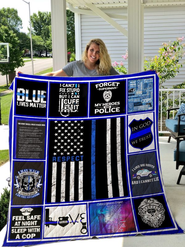 Police Printed Blanket 01