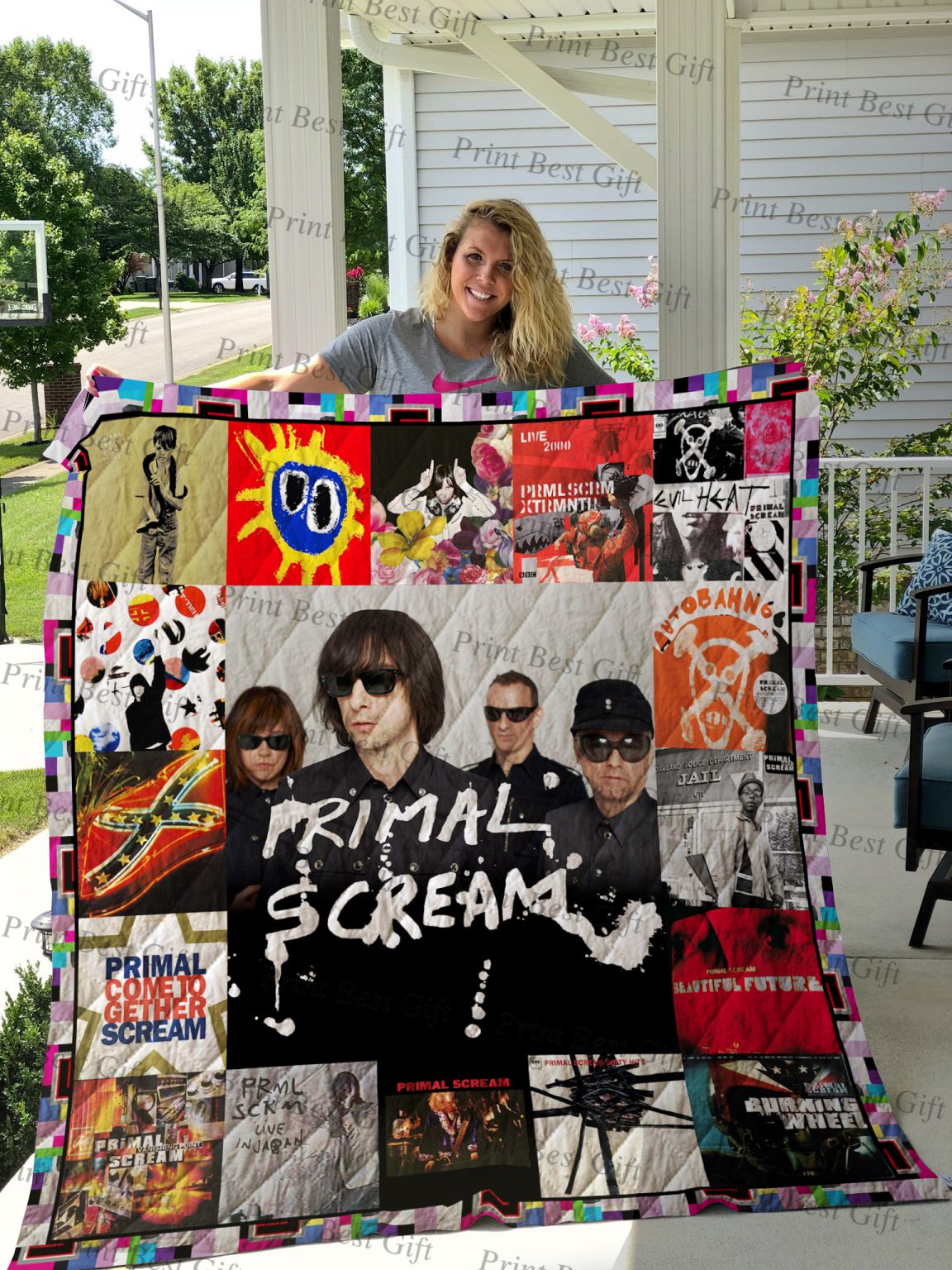 Primal Scream Albums Cover Poster Quilt - Pick A Quilt