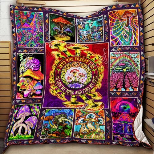 Psychedelic Trippy Mushroom Quilt Thh1075 - Pick A Quilt