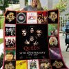 Queen 50th Anniversary  Quilt Blanket