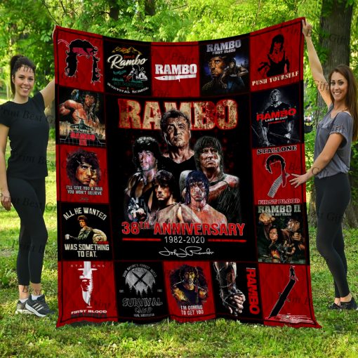 Rambo Poster Quilt