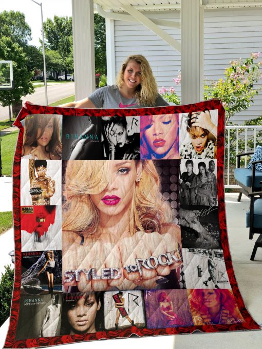 Rihanna Style 2 Quilt Blanket