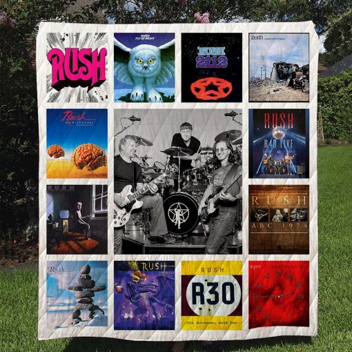 Rush Band Albums Quilt Blanket