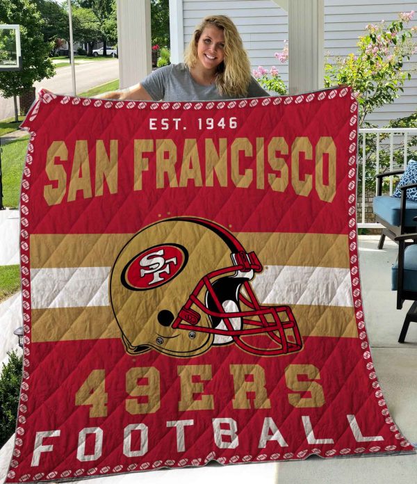 San Francisco 49ers Quilt Blanket
