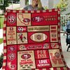 San Francisco 49ers Quilt Blanket Ver 02