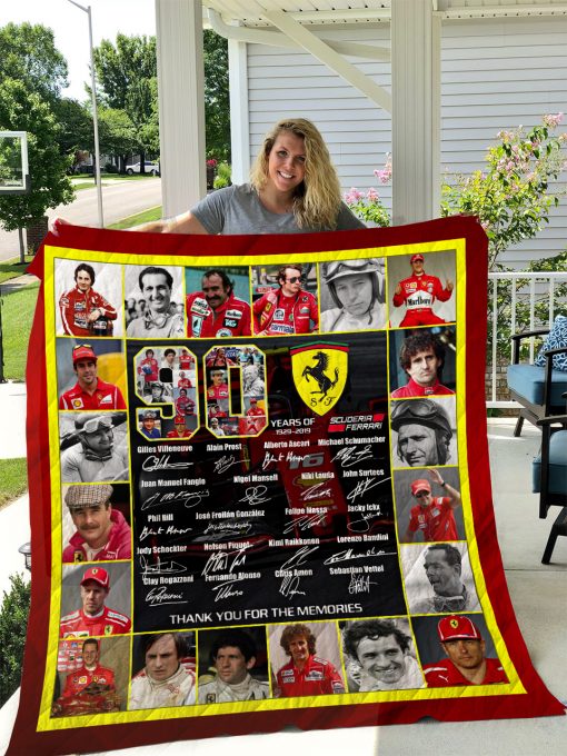 Scuderia Ferrari Quilt Blanket I1d2