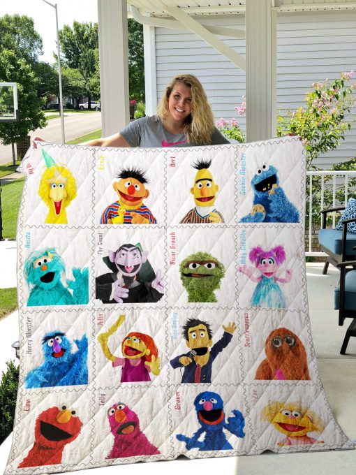 Sesame Street 2 Quilt Blanket