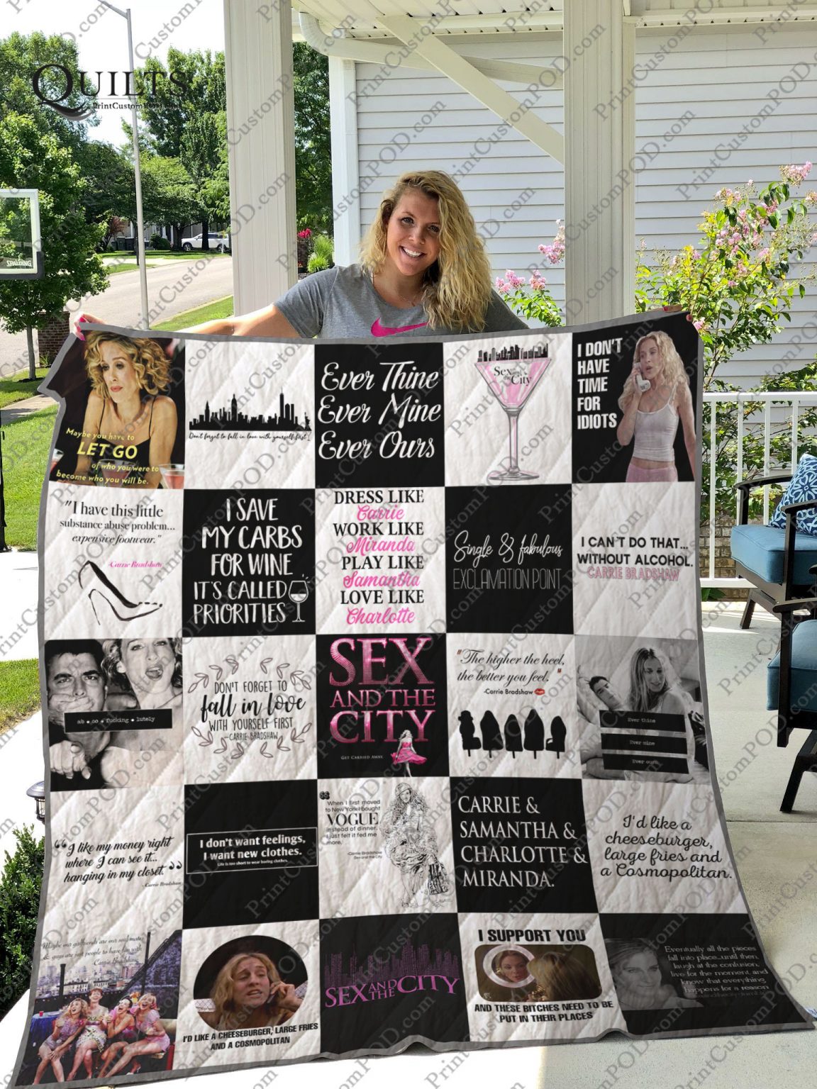 Sex And The City T Shirt Quilt Pick A Quilt