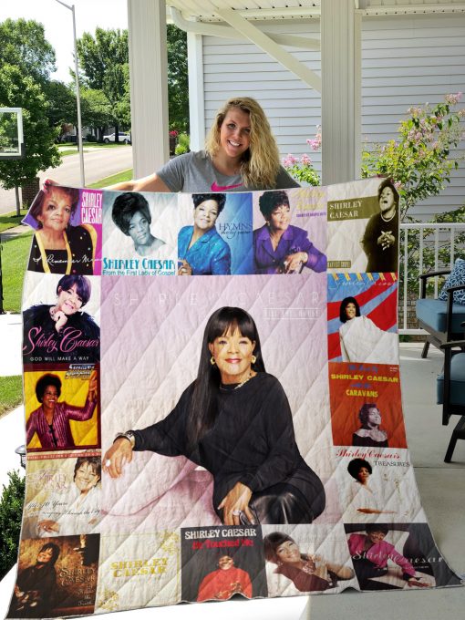 Shirley Caesar Albums Quilt Blanket 01