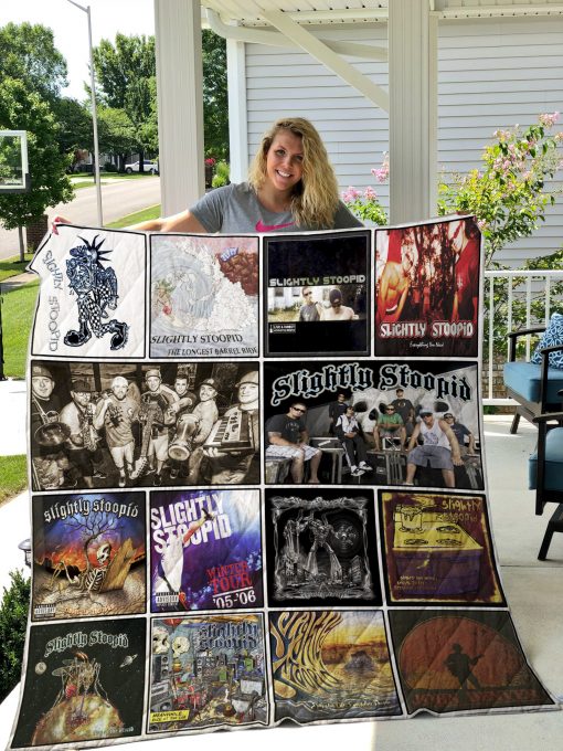 Slightly Stoopid Quilt Blanket