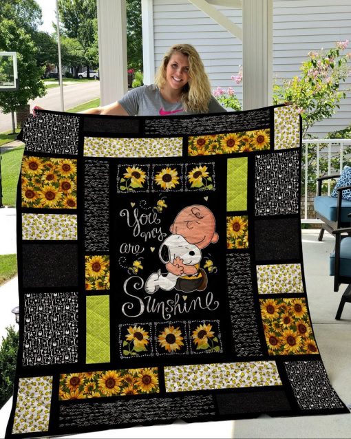 Snoopy – You Are My Sunshine Quilt Blanket