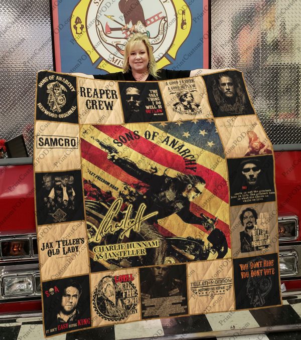 Sons Of Anarchy Quilt Blanket For Fans Ver 17-2