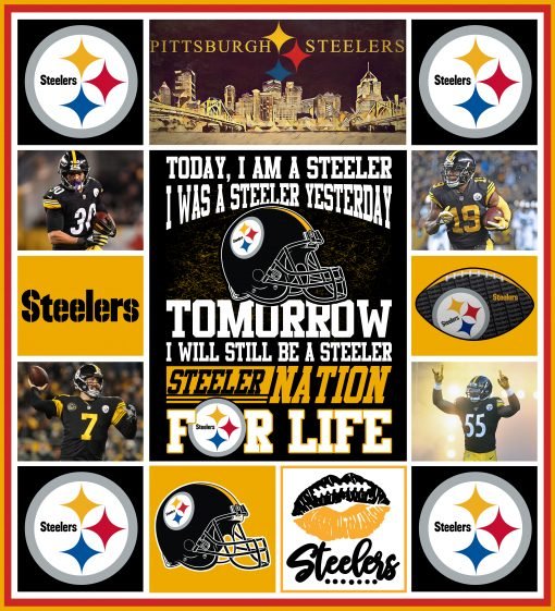 Steelers Quilt Blanket 01