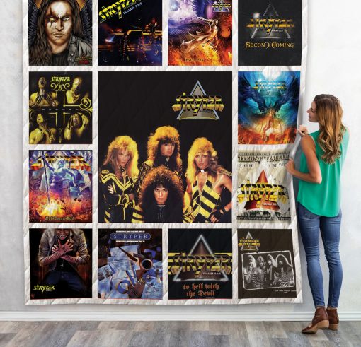 Stryper Albums Quilt Blanket New