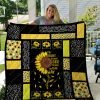 Sunflower Girl Quilt For Fans