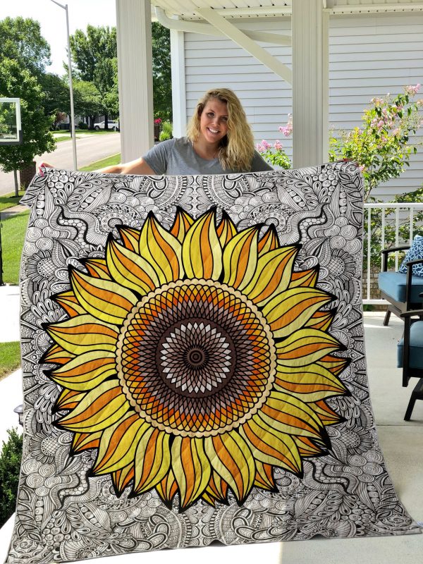 Sunflower Printed Blanket 10