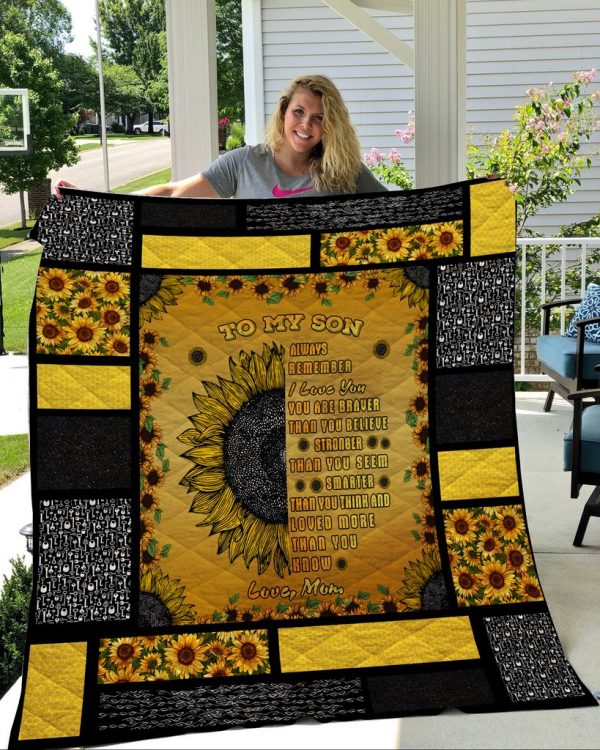 Sunflower –  To My Son Quilt