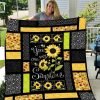 Sunflowers – You Are My Sunshine Quilt Blanket